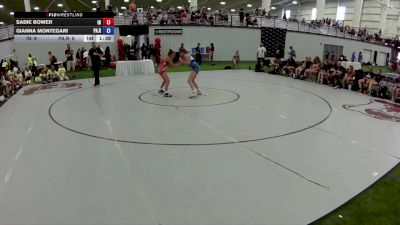 115 lbs Sadie Bower, Indiana vs Gianna Montegari, Pennsylvania Red