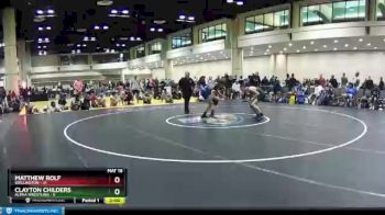 138 lbs Semis & Wb (16 Team) - Matthew Rolf, Wellington vs Clayton Childers, Alpha Wrestling