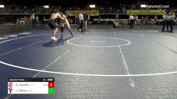 235 lbs Quarterfinal - Shawn Conniff, Springfield Tech vs John Pierce, Apprentice