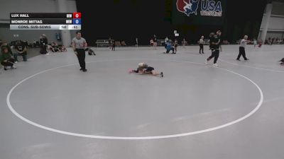 50.8-54.8 lbs Cons. Sub-semis - Lux Hall, DC Elite Wrestling vs Monroe Mittag, Moyer Elite Wrestling