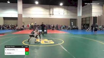 87 lbs Quarterfinal - Domenic Munaretto, Toss Em Up Wrestling Academy vs Darius Ambs, Simmons Academy Of Wrestling