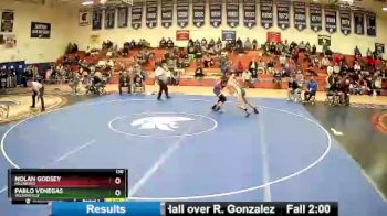 138 lbs Quarterfinal - Nolan Godsey, Hillsboro vs Pablo Venegas, Wilsonville