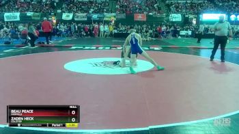 Champ. Round 1 - Beau Peace, Fairfield vs Zaden Heck, Colstrip