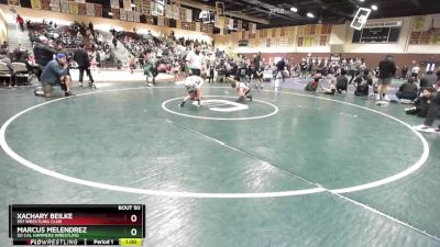 93 lbs Round 1 - Xachary Beilke, 951 Wrestling Club vs Marcus Melendrez, So Cal Hammers Wrestling