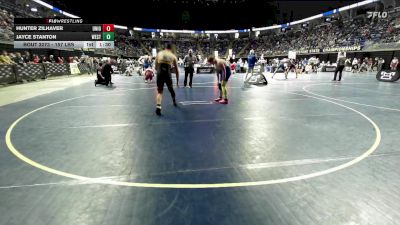 172 lbs Round Of 32 - Hunter Zilhaver, Union City vs Jayce Stanton, West Allegheny