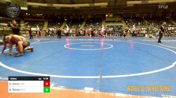 145 lbs Final - Otis Davis, Harvey Twisters vs Baron Rosas, Maize