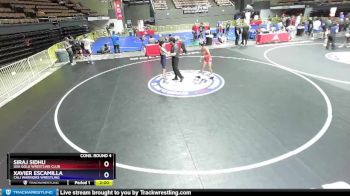 113 lbs Semifinal - Siraj Sidhu, USA Gold Wrestling Club vs Xavier Escamilla, Cali Warriors Wrestling