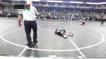60 lbs Consolation - Michael Keen, Rough Riders Wrestling vs James Evans, Bartlesville WC