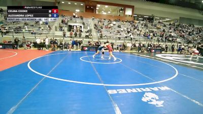 U23 Women - 68 lbs Cons. Round 3 - Celina Cooke, NV vs Alexandra Lopez, CA