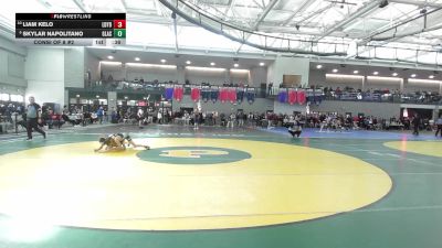 106 lbs Consi Of 8 #2 - Liam Kelo, Ledyard vs Skylar Napolitano, Glastonbury