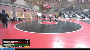 149 lbs Quarterfinal - Ian Rodriguez, Cuesta College vs Brandon Bollinger, Victor Valley College