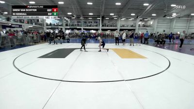 82 lbs Quarterfinal - Drew Van Scotter, Newtown vs Rj Kendall, Bigfoot Brawlers