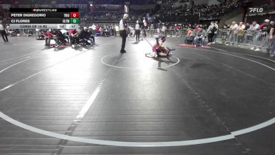 85 lbs Consi Of 16 #2 - Peter DiGregorio, Triumph Trained vs Cj Flores, Olympic