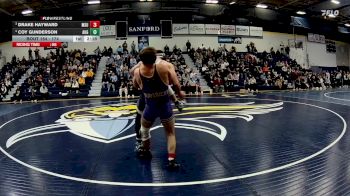 174 lbs Cons. Semi - Coy Gunderson, Augustana (SD) vs Drake Hayward, Minnesota State