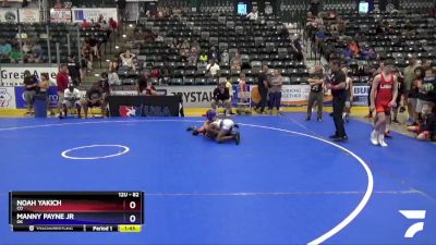 82 lbs Semifinal - Noah Yakich, CO vs Manny Payne Jr, OK