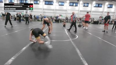 144 lbs Round 5 (6 Team) - Nathan Klingensmith, All American vs Jacob Brown, Phoenix WC