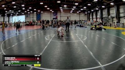 48 lbs Rd# 10- 4:00pm Saturday Final Pool - Luca Croteau, PA Silver vs Kyan Keys, Untouchables