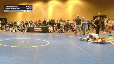 100 lbs 1st Place Match - Samuel Floody, Mayo Quanchi vs Crew Musselman, Orchard Wrestling Club