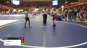 98 lbs Consi Of 8 #2 - Holden Hoiness, Team Montana vs Alijah Piatz, Gorilla Wrestling Club