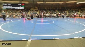 127 lbs Quarterfinal - Kierra Keys, MilLard South Wrestling Club vs Harley MILLER, RAW Wrestling Club