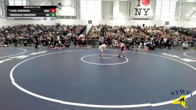 102 lbs Quarterfinal - Brennan Andrews, Eden Wrestling Club vs Luke Aderman, Wolverine Den Wrestling Club