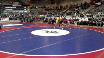 5A 215 lbs 1st Place Match - Caden Parson, Lake Hamilton vs Ty Matyja, Benton