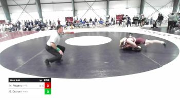 197 lbs Consi Of 4 - Nick Rogers, Springfield vs Griffin Ostrom, Western New England