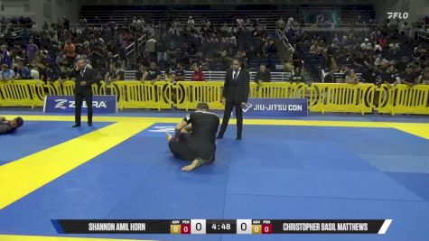 Christopher Basil Matthews vs Shannon Amil Horn 2025 Pan IBJJF Jiu-Jitsu No-Gi Championship