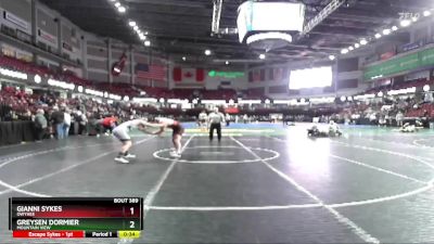 182 lbs Cons. Round 4 - Greysen Dormier, Mountain View vs Gianni Sykes, Owyhee