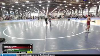 52 lbs Rd# 2 10:30am Friday - Gavin Solomon, Team Michigan vs Colton Forestiere, East Coast Elite