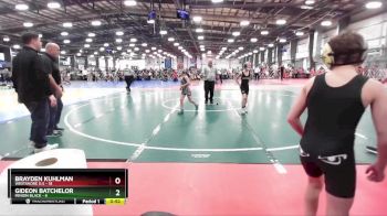 72 lbs Rd# 2 10:30am Friday - Kalix Kilpatrick, Minion Black vs Vince Weingart, Westshore D.S