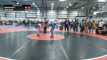 175 lbs 1 - Sergio Hewitt, TRIANGLE WRESTLING CLUB vs Chris Crow, HEAVY HITTING HAMMERS