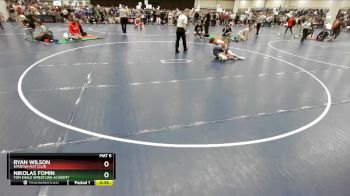 138 lbs Cons. Round 3 - Ryan Wilson, Spartan Mat Club vs Nikolas Fomin, Tom Eagle Wrestling Academy