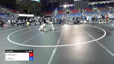 120 lbs Cons 64 #2 - Orion Madrigal, OR vs Ethan Dimos, OH