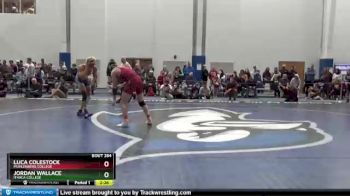 197 lbs Semifinal - Luca Colestock, Muhlenberg College vs Jordan Wallace, Ithaca College