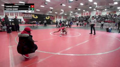 120 lbs Cons. Round 1 - Sophie Lazaro, Garden Grove vs Sophia Nunez, Ventura