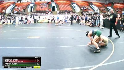 98 lbs Cons. Semi - Carter Smith, Perrysburg Wrestling Club vs Paden Alyea, Skyline