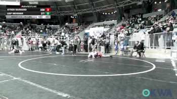 75 lbs Round Of 32 - Ayden Barnard, ARDMORE TAKEDOWN CLUB vs Leif Nevener, Standfast