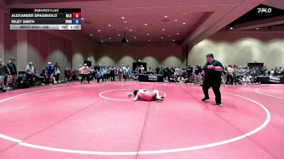 100 lbs Cons. Round 4 - Alexander Spagnuolo, New Jersey vs Riley Smith, Pennsylvania