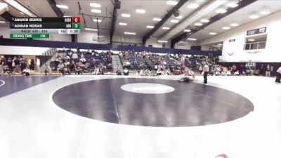 125 lbs Semifinal - Adrian Rosas, Adrian vs Anakin Burks, Shenandoah