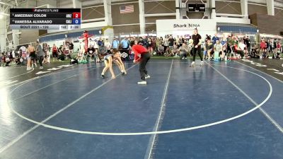 120 lbs Quarters - Ameerah Colon, Arizona vs Vanessa Alvarado, California