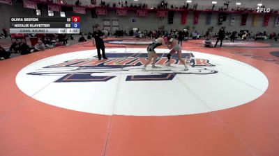 145 B Cons. Round 3 - Olivia Seston, King University vs Natalie Klavetter, North Central (IL)