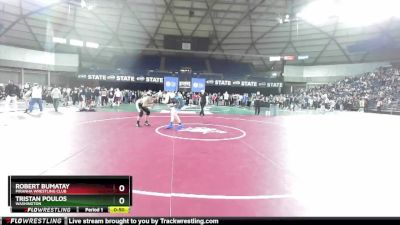 86 lbs Champ. Round 1 - Tristan Poulos, Washington vs Robert Bumatay, Piranha Wrestling Club