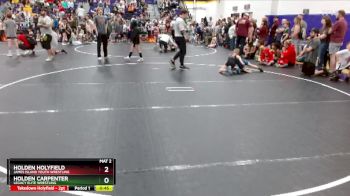 66 lbs Champ. Round 1 - Holden Carpenter, Legacy Elite Wrestling vs Holden Holyfield, James Island Youth Wrestling