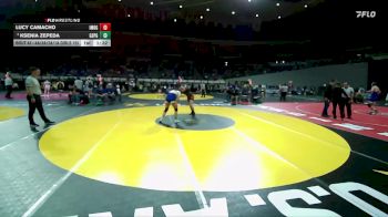 4A/3A/2A/1A Girls 155 Champ. Round 1 - Ksenia Zepeda, Gervais/St Paul Girls vs Lucy Camacho, Imbler Girls