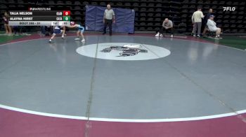 51 lbs Semifinal - Talia Nelson, Olanta vs Alayna Hirst, Catasaqua