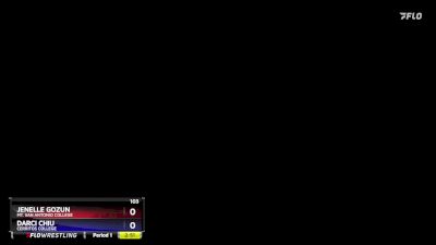 103 lbs 5th Place Match - Darci Chiu, Cerritos College vs Jenelle Gozun, Mt. San Antonio College