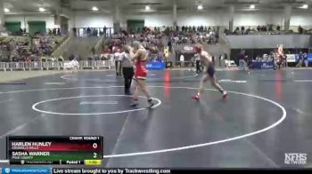 A 145 lbs Champ. Round 1 - Harlen Hunley, Knoxville Halls vs Sasha Warner, Polk County