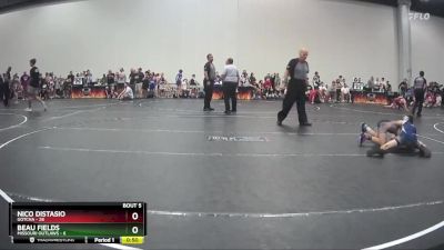 75 lbs Round 2 (8 Team) - Beau Fields, Missouri Outlaws vs Nico Distasio, Gotcha