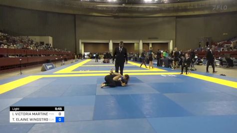 ILLYAUNA VICTORIA MARTINEZ vs TAYLOR ELAINE WINGSTROM 2024 Pan IBJJF Jiu-Jitsu No-Gi Championship